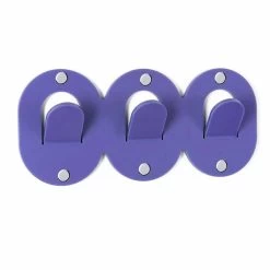 2 Cintre Triple Mural En Plexiglas Coloré - Freddie -Décoration D'intérieur 2 appendiabiti da parete triplo in plexiglass colorato design a clip freddie 1