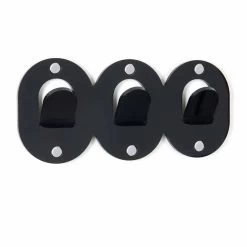 2 Cintre Triple Mural En Plexiglas Coloré - Freddie -Décoration D'intérieur 2 appendiabiti da parete triplo in plexiglass colorato design a clip freddie 12