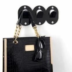 2 Cintre Triple Mural En Plexiglas Coloré - Freddie -Décoration D'intérieur 2 appendiabiti da parete triplo in plexiglass colorato design a clip freddie 13