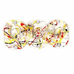 2 Cintre Triple Mural En Plexiglas Coloré - Freddie -Décoration D'intérieur 2 appendiabiti da parete triplo in plexiglass colorato design a clip freddie 14