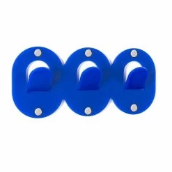 2 Cintre Triple Mural En Plexiglas Coloré - Freddie -Décoration D'intérieur 2 appendiabiti da parete triplo in plexiglass colorato design a clip freddie 3