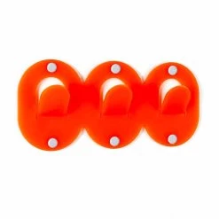 2 Cintre Triple Mural En Plexiglas Coloré - Freddie -Décoration D'intérieur 2 appendiabiti da parete triplo in plexiglass colorato design a clip freddie 8