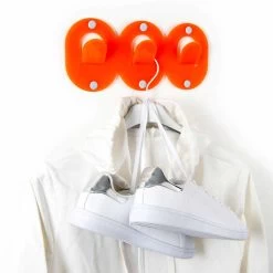 2 Cintre Triple Mural En Plexiglas Coloré - Freddie -Décoration D'intérieur 2 appendiabiti da parete triplo in plexiglass colorato design a clip freddie 9