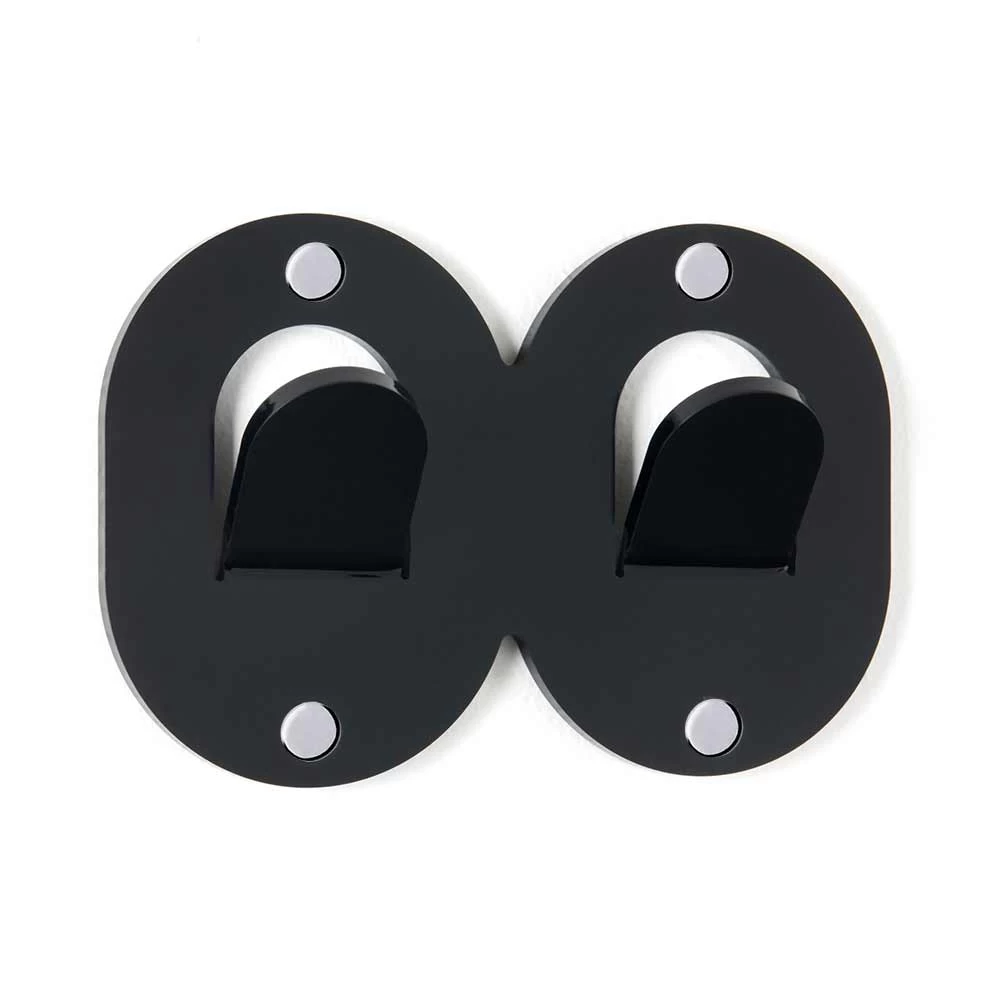 3 Cintres Muraux En Plexiglas Coloré Design Italien Double Clip - Freddie 3 3 Cintres Muraux En Plexiglas Coloré Design Italien Double Clip - Freddie