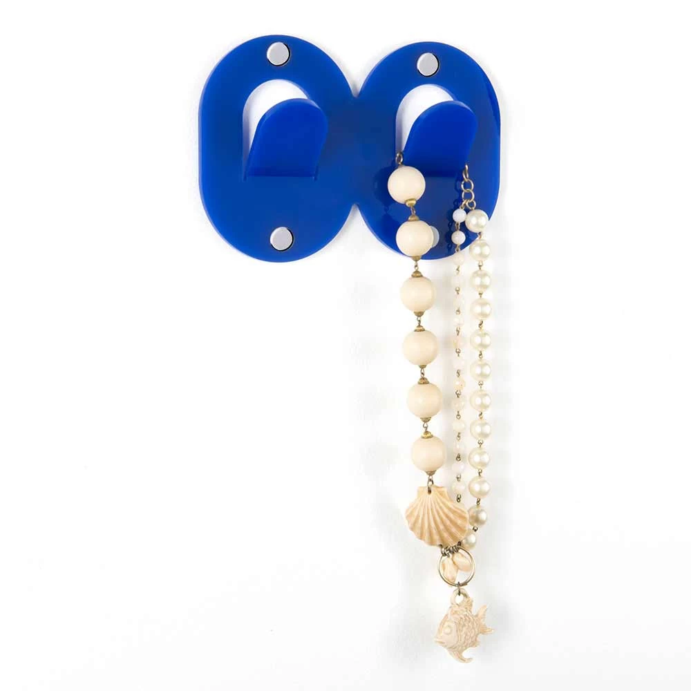 3 Cintres Muraux En Plexiglas Coloré Design Italien Double Clip - Freddie 7 3 Cintres Muraux En Plexiglas Coloré Design Italien Double Clip - Freddie – Image 5