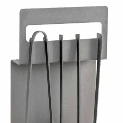 Accessoires De Cheminée En Acier Coloré Fabriqué En Italie 4 Pièces - Rachel -Décoration D'intérieur accessori da camino in acciaio colorato made in italy 4 pezzi rachel 2