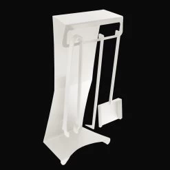 Accessoires De Cheminée En Acier Peint Made In Italy 3 Pièces - Virgil -Décoration D'intérieur accessori da camino in acciaio verniciato made in italy 3 pezzi virgilio 6