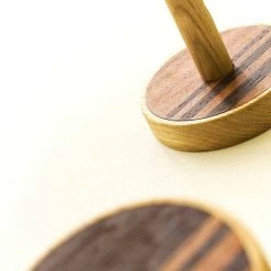 Porte-Manteau Mural En Bois De Frêne Avec Incrustations Verticales 2 Pièces - Gerusa 17 Porte-Manteau Mural En Bois De Frêne Avec Incrustations Verticales 2 Pièces - Gerusa -Décoration D'intérieur appendiabiti a muro in legno di frassino bianco con intarsi 2 pezzi gerusa 2