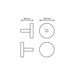 Porte-Manteau Mural En Bois De Frêne Avec Incrustations Décoratives 2 Pièces - Lemme -Décoration D'intérieur appendiabiti a muro in legno di frassino nero con intarsi 2 pezzi lemme 13