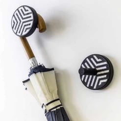 Porte-Manteau Mural En Bois De Frêne Avec Incrustations Décoratives 2 Pièces - Lemme -Décoration D'intérieur appendiabiti a muro in legno di frassino nero con intarsi 2 pezzi lemme 7