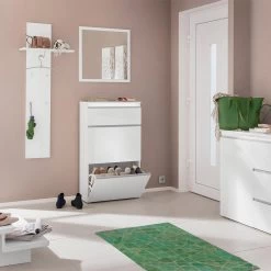 Portemanteau D'Entrée En Bois Brillant Blanc Ou Anthracite - Emanuelito 13 Portemanteau D'Entrée En Bois Brillant Blanc Ou Anthracite - Emanuelito -Décoration D'intérieur appendiabiti da ingresso in legno lucido bianco o antracite emanuelito 2