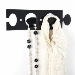 Support Mural En Plexiglas Coloré Avec 2 Crochets 3 Pièces - Fratack 31 Support Mural En Plexiglas Coloré Avec 2 Crochets 3 Pièces - Fratack -Décoration D'intérieur appendiabiti da muro colorato in plexiglass design doppio 3 pezzi fratack 13