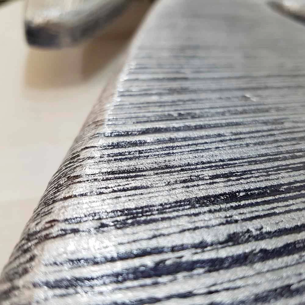 Porte Manteau Mural Moderne Avec Décoration En Feuille D'argent Holt 5 Porte Manteau Mural Moderne Avec Décoration En Feuille D'argent Holt – Image 3