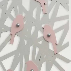 Porte-manteau Mural En Bois Coloré Au Design Moderne - Alberuccell -Décoration D'intérieur appendiabiti da muro in legno colorato dal design moderno alberuccell 3