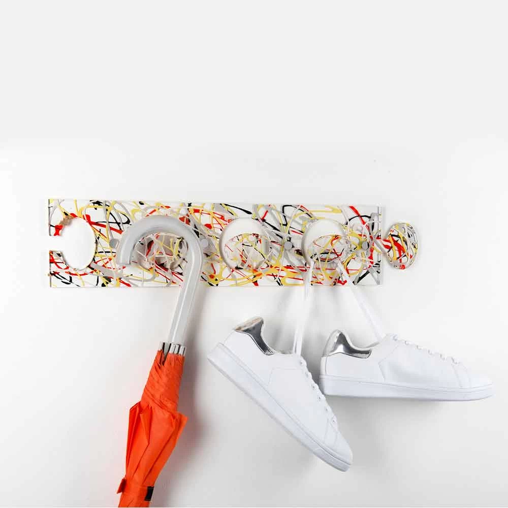 Cintre Mural En Plexiglas Coloré Avec 3 Crochets, 2 Pièces - Fratack 15 Cintre Mural En Plexiglas Coloré Avec 3 Crochets, 2 Pièces - Fratack – Image 13