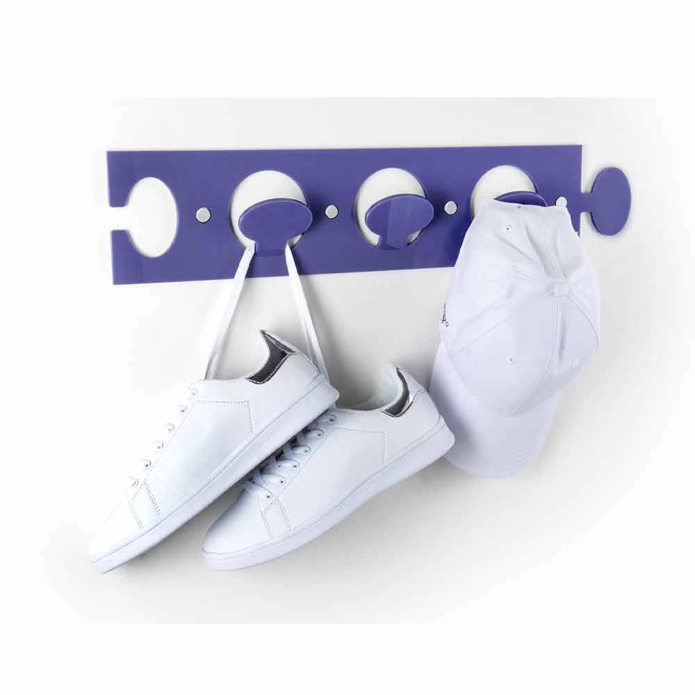 Cintre Mural En Plexiglas Coloré Avec 3 Crochets, 2 Pièces - Fratack 8 Cintre Mural En Plexiglas Coloré Avec 3 Crochets, 2 Pièces - Fratack – Image 6