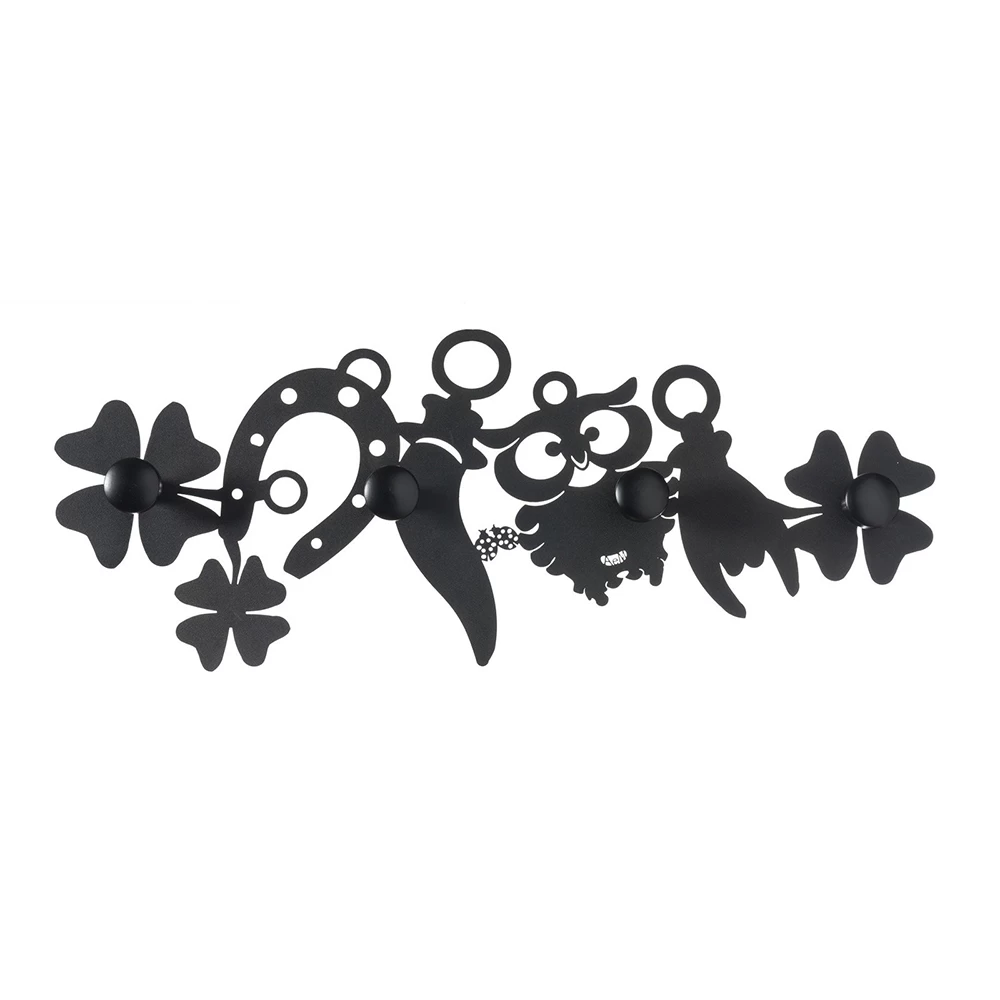 Portemanteau Mural En Fer Design Avec Porte-bonheur - Tibio 5 Portemanteau Mural En Fer Design Avec Porte-bonheur - Tibio – Image 3