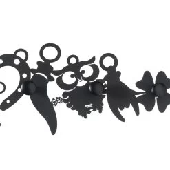 Portemanteau Mural En Fer Design Avec Porte-bonheur - Tibio 11 Portemanteau Mural En Fer Design Avec Porte-bonheur - Tibio -Décoration D'intérieur appendiabiti da parete in ferro design con decori portafortuna tibio 3