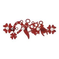 Portemanteau Mural En Fer Design Avec Porte-bonheur - Tibio 12 Portemanteau Mural En Fer Design Avec Porte-bonheur - Tibio -Décoration D'intérieur appendiabiti da parete in ferro design con decori portafortuna tibio 4