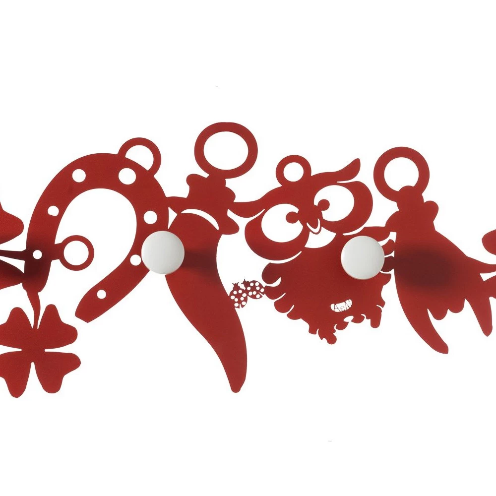 Portemanteau Mural En Fer Design Avec Porte-bonheur - Tibio 8 Portemanteau Mural En Fer Design Avec Porte-bonheur - Tibio – Image 6
