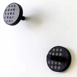 Porte-Manteau Mural En Bois De Frêne Avec Incrustations à Pois 2 Pièces - Quatto 17 Porte-Manteau Mural En Bois De Frêne Avec Incrustations à Pois 2 Pièces - Quatto -Décoration D'intérieur appendiabiti da parete in legno di frassino con intarsi 2 pezzi quatto 3