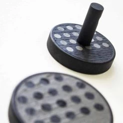 Porte-Manteau Mural En Bois De Frêne Avec Incrustations à Pois 2 Pièces - Quatto 23 Porte-Manteau Mural En Bois De Frêne Avec Incrustations à Pois 2 Pièces - Quatto -Décoration D'intérieur appendiabiti da parete in legno di frassino con intarsi 2 pezzi quatto 9