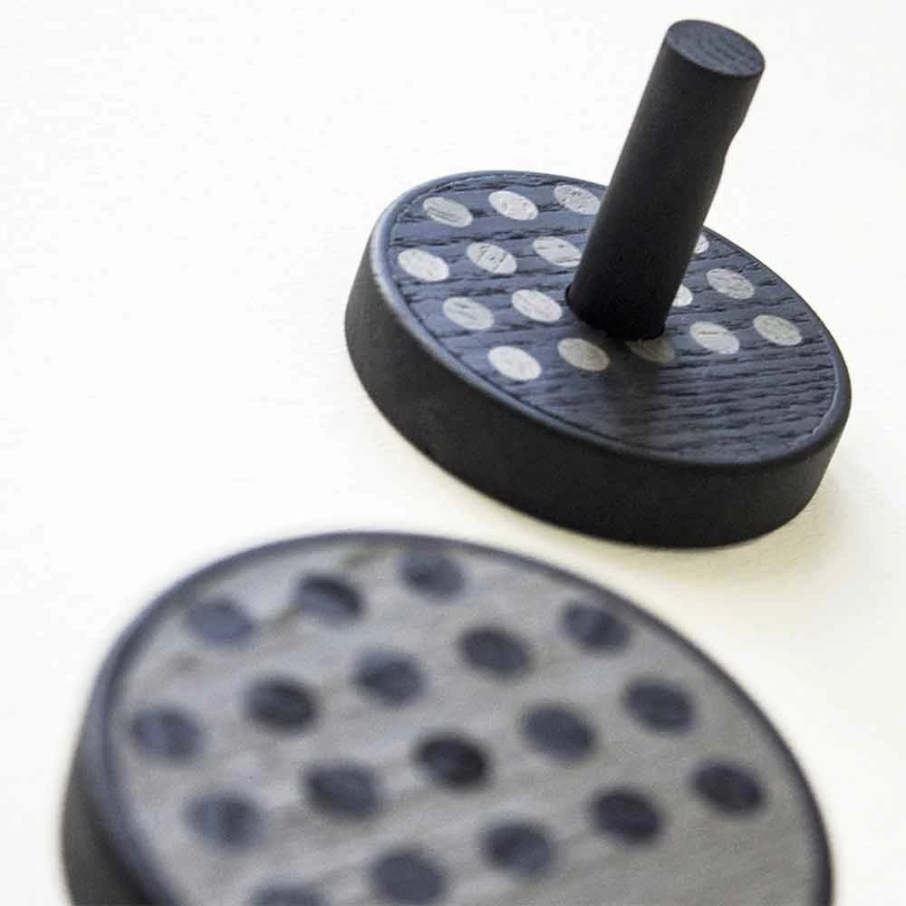 Porte-Manteau Mural En Bois De Frêne Avec Incrustations à Pois 2 Pièces - Quatto 12 Porte-Manteau Mural En Bois De Frêne Avec Incrustations à Pois 2 Pièces - Quatto – Image 10