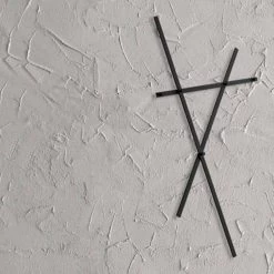 Porte-manteau Mural En Métal Peint Avec 5 Chevilles Made In Italy - Olmium -Décoration D'intérieur appendiabiti da parete in metallo verniciato con 5 pioli made in italy olmio 3