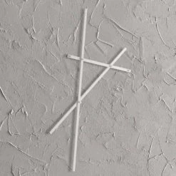 Porte-manteau Mural En Métal Peint Avec 5 Chevilles Made In Italy - Olmium -Décoration D'intérieur appendiabiti da parete in metallo verniciato con 5 pioli made in italy olmio 5