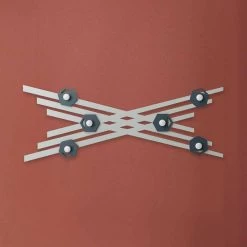 Porte-manteau Mural Design Moderne En Bois Laqué Coloré - Picassino -Décoration D'intérieur appendiabiti da parete moderno di design in legno laccato colorato picassino 3