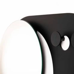 Porte-manteau Mural Moderne En Acier Avec Miroir Fabriqué En Italie - Pilippo -Décoration D'intérieur appendiabiti da parete moderno in acciaio con specchio made in italy pilippo 6