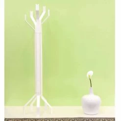 Portemanteau De Design Moderne Blanc Avec 5 Crochets Andrea