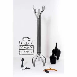 Portemanteau De Design Moderne Fumé Avec 5 Crochets Andrea