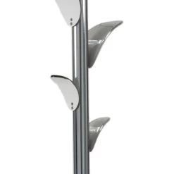 Portemanteau Acier Et 8 Crochets Acrylique Blanc - Makete -Décoration D'intérieur appendiabiti da terra in acciaio e 8 ganci in acrilico bianco makete 2