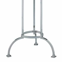 Portemanteau Laiton Fini Chrome Fabriqué En Italie - Moscou -Décoration D'intérieur appendiabiti da terra in ottone finitura cromata realizzato in italia mosca 3