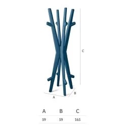 Porte-manteau En Polyéthylène Coloré Fabriqué En Italie - Betty 21 Porte-manteau En Polyéthylène Coloré Fabriqué En Italie - Betty -Décoration D'intérieur appendiabiti da terra in polietilene colorato realizzato in italia betty 9