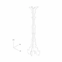 Porte-manteaux De Design Barokko, Créé Par Mabele -Décoration D'intérieur appendiabiti design barokko mabele 8