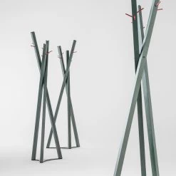 Porte-manteau En Frêne Massif Avec Chevilles En Métal Fabriqué En Italie - Bienna -Décoration D'intérieur appendiabiti in frassino massello con pioli in metallo made in italy bienna 2