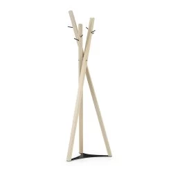 Porte-manteau En Frêne Massif Avec Chevilles En Métal Fabriqué En Italie - Bienna -Décoration D'intérieur appendiabiti in frassino massello con pioli in metallo made in italy bienna 4