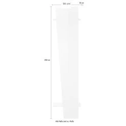 Portemanteau Design Oblique En Bois Blanc Brillant Ou Ardoise - Joris -Décoration D'intérieur appendiabiti in legno bianco lucido o ardesia dal design obliquo joris 7