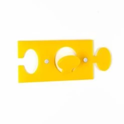 Cintres Muraux En Plexiglas Coloré Design Moderne 4 Pièces - Fratack -Décoration D'intérieur appendini da parete in plexiglass colorato design singolo 4 pezzi fratack 5