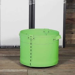 Sac Porte-bûches En Cuir Avec Roulettes Confortables Cartesio 100% Made In Italy