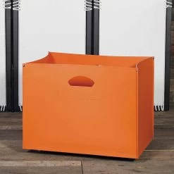 Sac à Bois De Chauffage En Cuir Avec Roues En Caoutchouc Gastone 100% Made In Italy