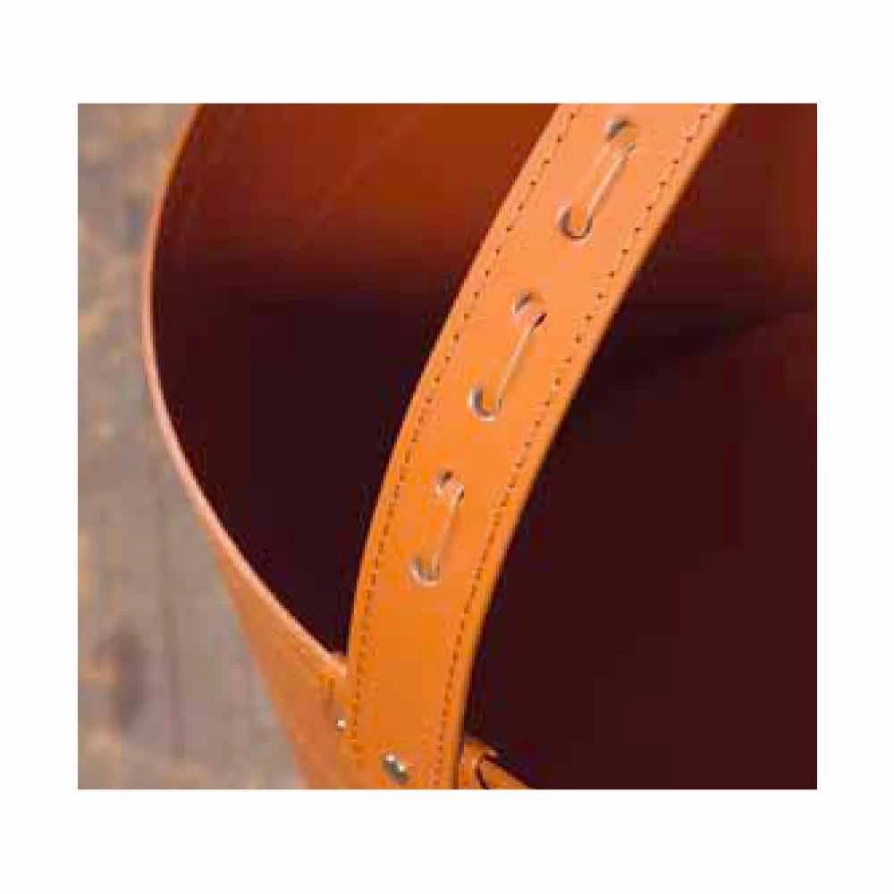 Sac à Bois De Chauffage En Cuir Milo Design Moderne 100% Fabriqué En Italie 4 Sac à Bois De Chauffage En Cuir Milo Design Moderne 100% Fabriqué En Italie – Image 2