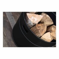 Sac De Support En Bois De Conception Moderne En Cuir Platon 100% Made In Italy -Décoration D'intérieur borsa portalegna in cuoio platone 100 made in italy 2