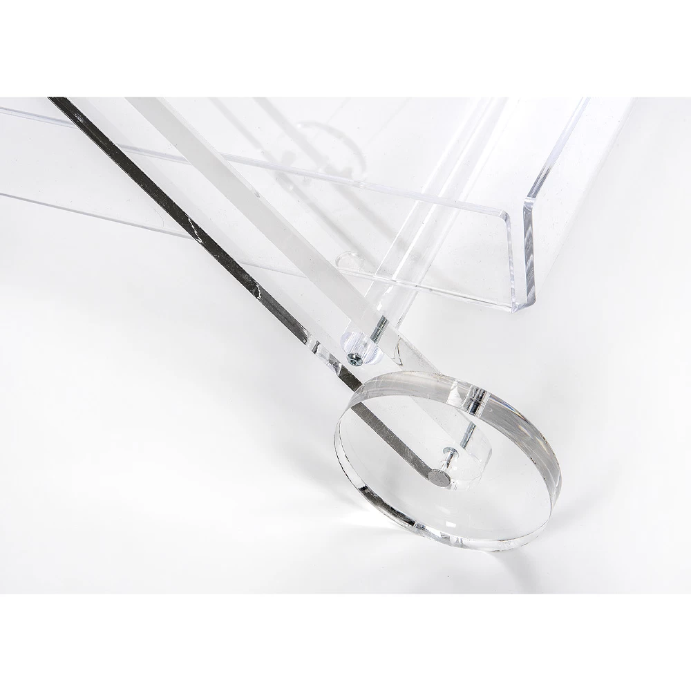 Chariot De Cuisine 4 Roues En Plexiglas Transparent Ou Avec Bois - Magimbo 7 Chariot De Cuisine 4 Roues En Plexiglas Transparent Ou Avec Bois - Magimbo – Image 5