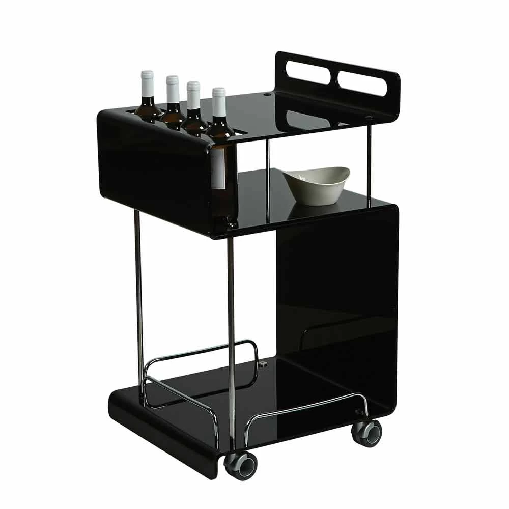 Chariot De Design Moderne En Méthacrylate épaisseur 8 Mm Paco 4 Chariot De Design Moderne En Méthacrylate épaisseur 8 Mm Paco – Image 2