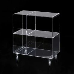 Chariot Multifonction De Design En Méthacrylate Et Roulettes Rob