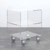 Chariot Multifonction Transparent 4 Compartiments Et Roulettes Rob 2 Chariot Multifonction Transparent 4 Compartiments Et Roulettes Rob -Décoration D'intérieur carrello multiuso in metacrilato trasparente 4 scomparti e ruote rob