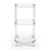 Chariot Alimentaire En Plexiglas Transparent Made In Italy - Galatius
